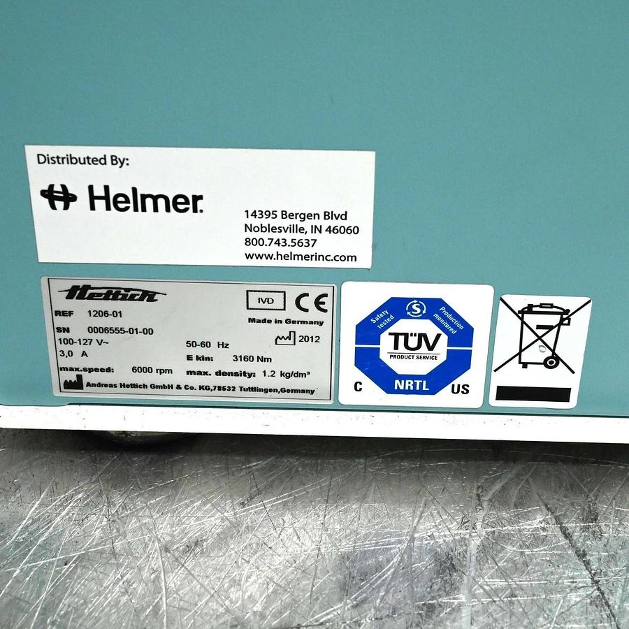 Used Aqua Hettich Rotofix 32A Centrifuge 1206-01 w/ Rotor + Warranty