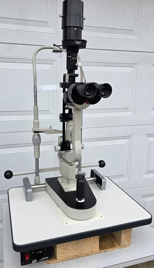 Used Marco VG Slit Lamp with Tonometer, Table Base/Power Attachment - Parts, Repair