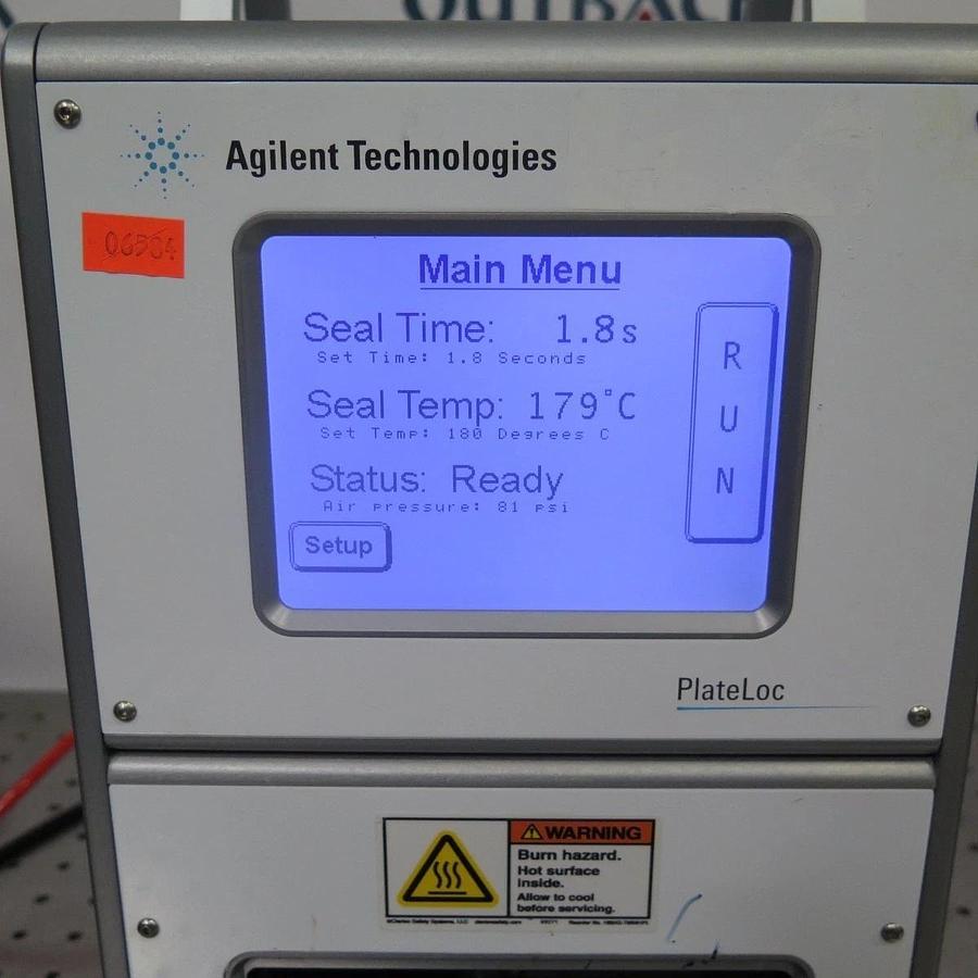 Used Agilent PlateLoc Velocity11 Thermal Microplate Sealer - 01867-201 + Warranty