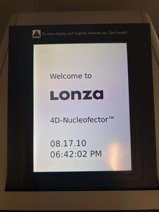 Used Lonza 4D Nucleofector Nucleofection Transfection System Core Unit & X Unit