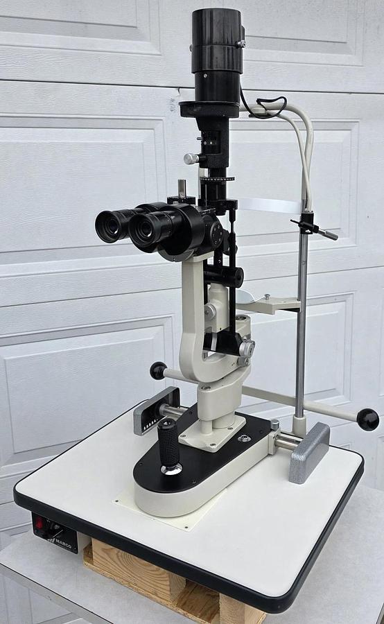 Used Marco VG Slit Lamp with Tonometer, Table Base/Power Attachment - Parts, Repair
