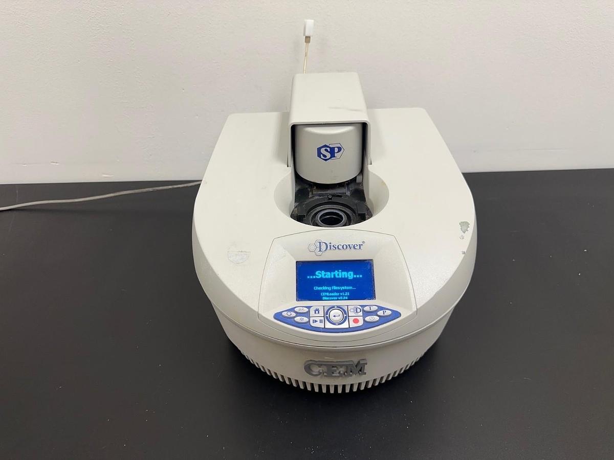 Used CEM Discover SP ( 909150 ) Powerful Microwave Synthesizer with Activent