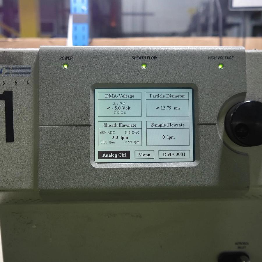 Used TSI 3080 Electrostatic Classifier 308000 / 10 to 10000 VDC