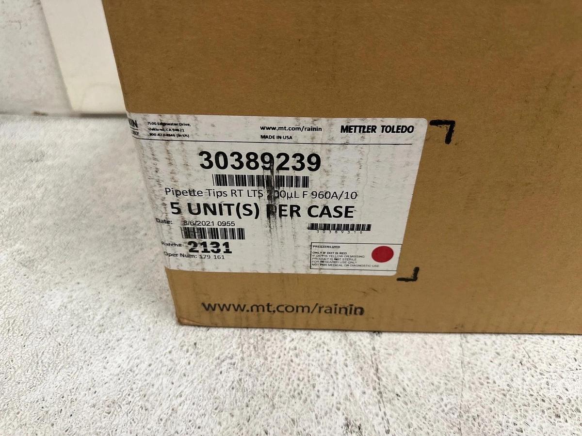 Used (4800) Rainin BioClean Ultra 200uL RT LTS Filter Pipette Tip Racks 30389239