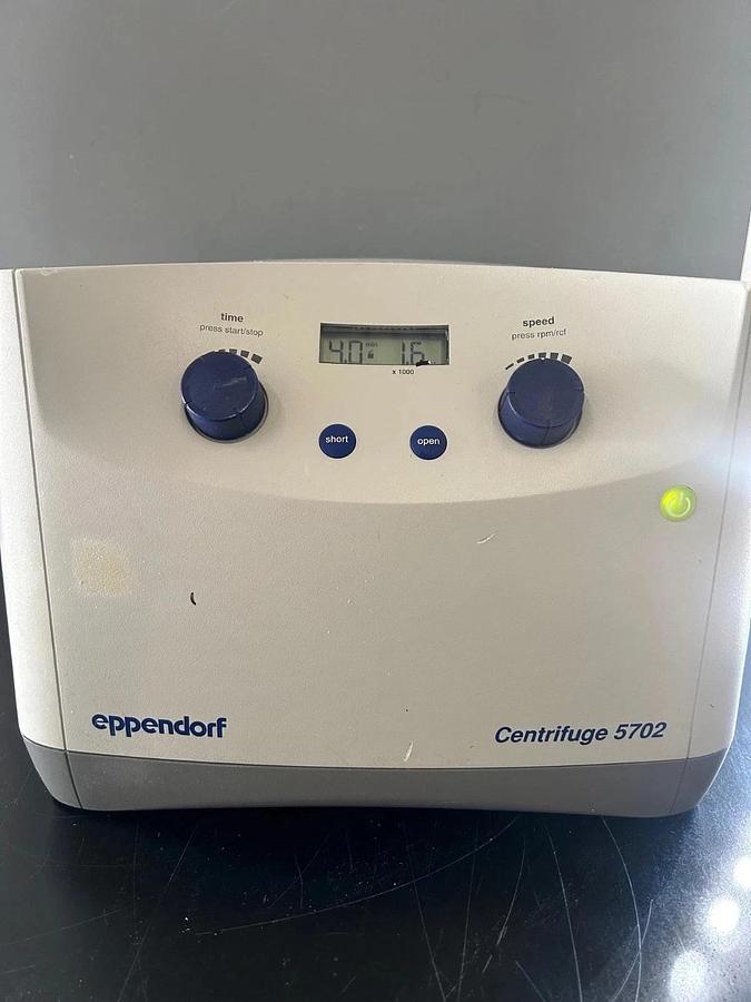 Used Eppendorf 5702 Centrifuge with A-4-38 Rotor + Warranty