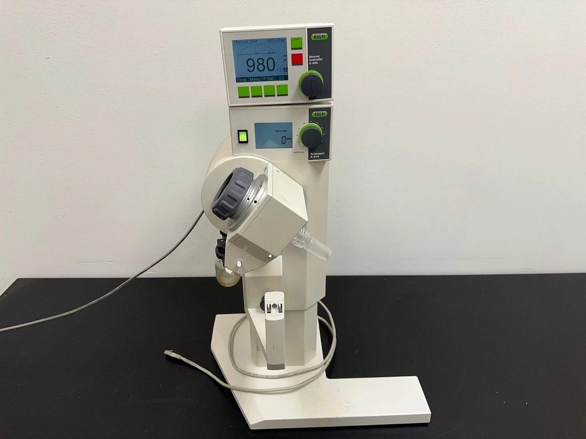 Used Buchi R-215 Rotavapor System w/ V-850 Vacuum Controller + Warranty