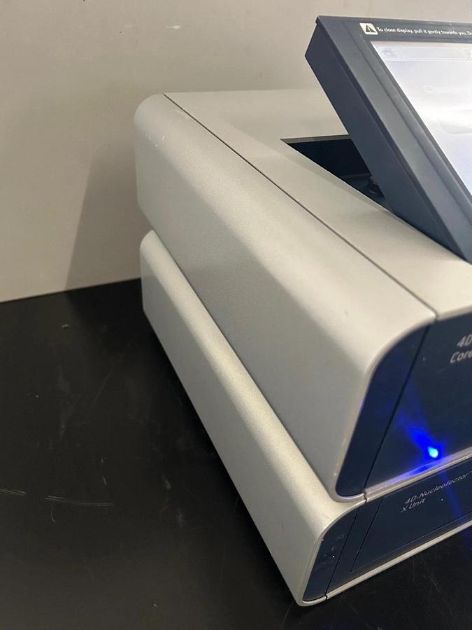 Used Lonza 4D Nucleofector Nucleofection Transfection System Core Unit & X Unit