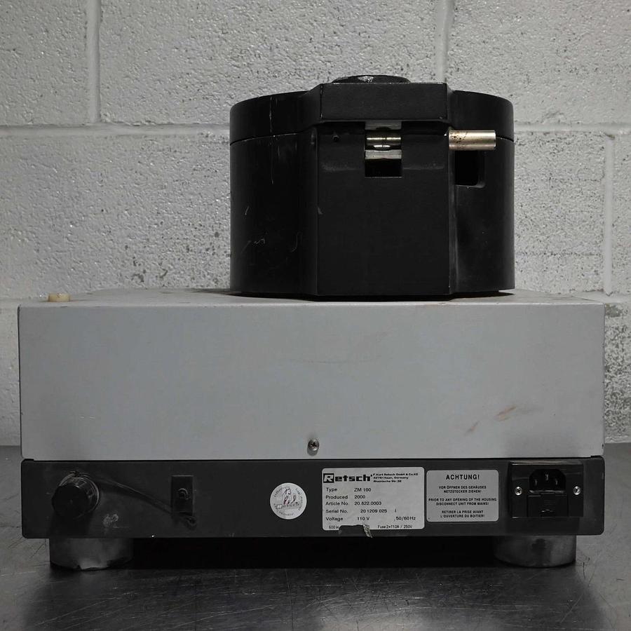 Used Retsch ZM 100 Ultra Centrifugal Laboratory Grinding Mill + Warranty