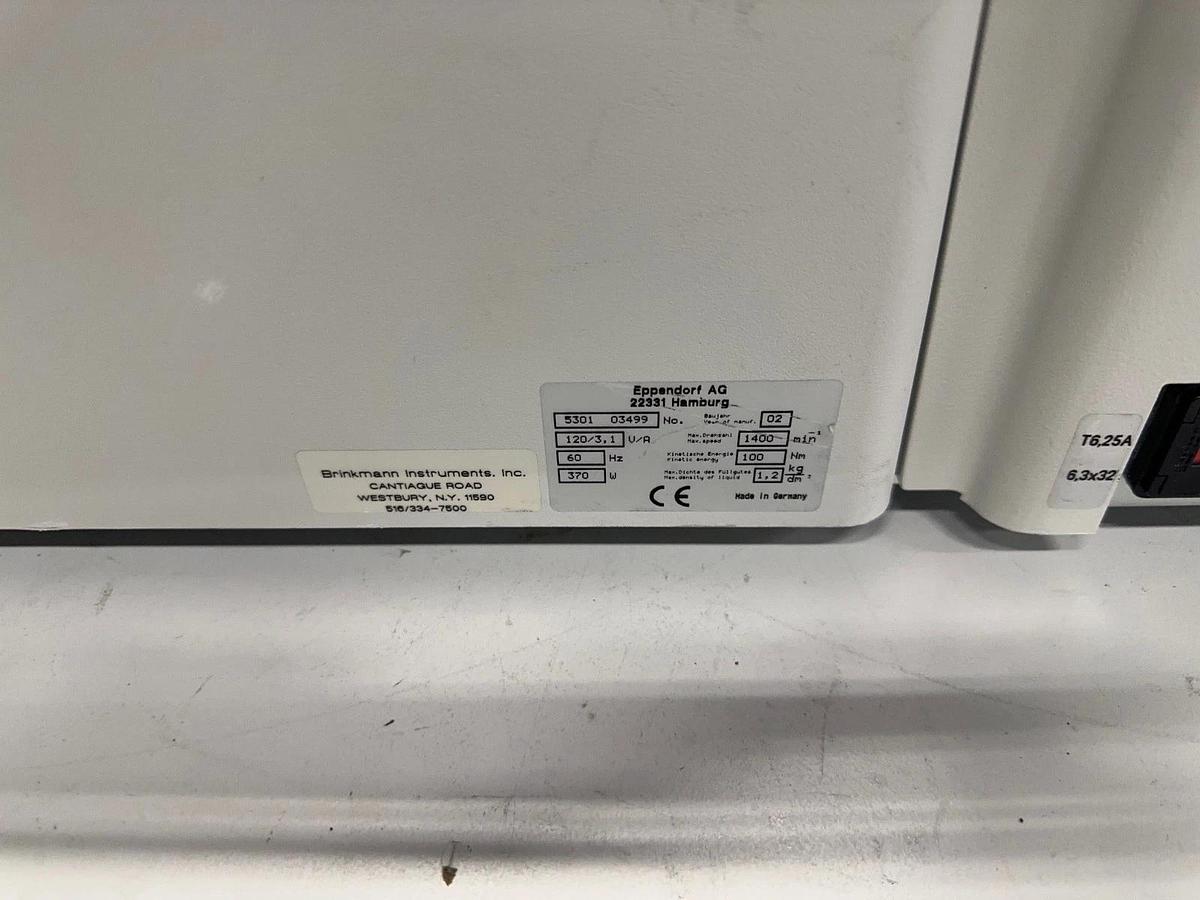 Used Eppendorf 5301 Vacufuge Concentrator Centrifuge with Rotor + Warranty