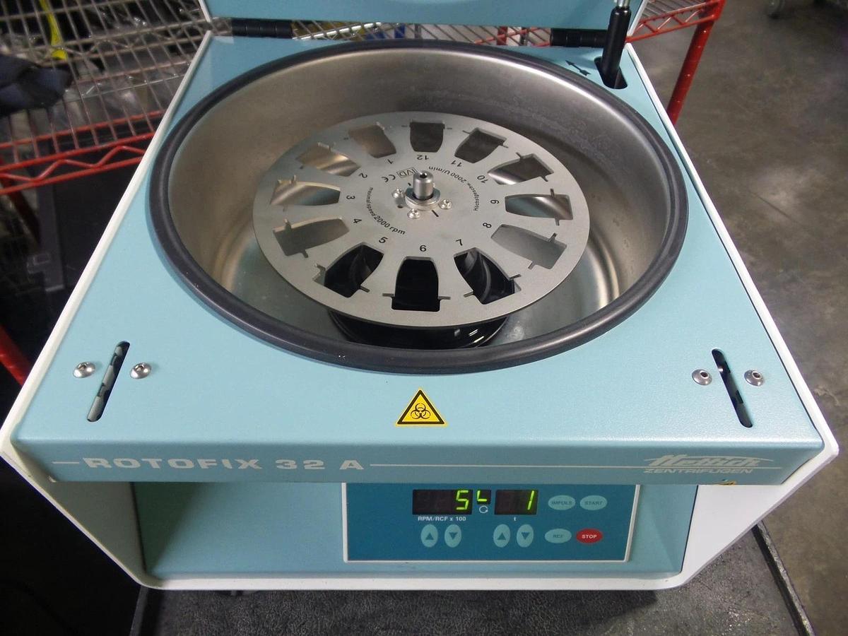 Used Aqua Hettich Rotofix 32A Centrifuge 1206-01 w/ Rotor + Warranty