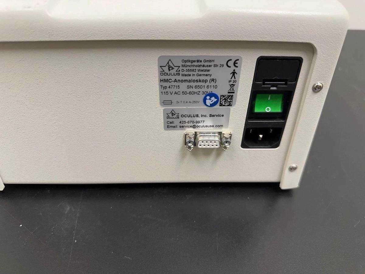 Used Oculus HMC-Anomaloskop (R) Anomaloscope 47715 (Visual Testing) + Warranty