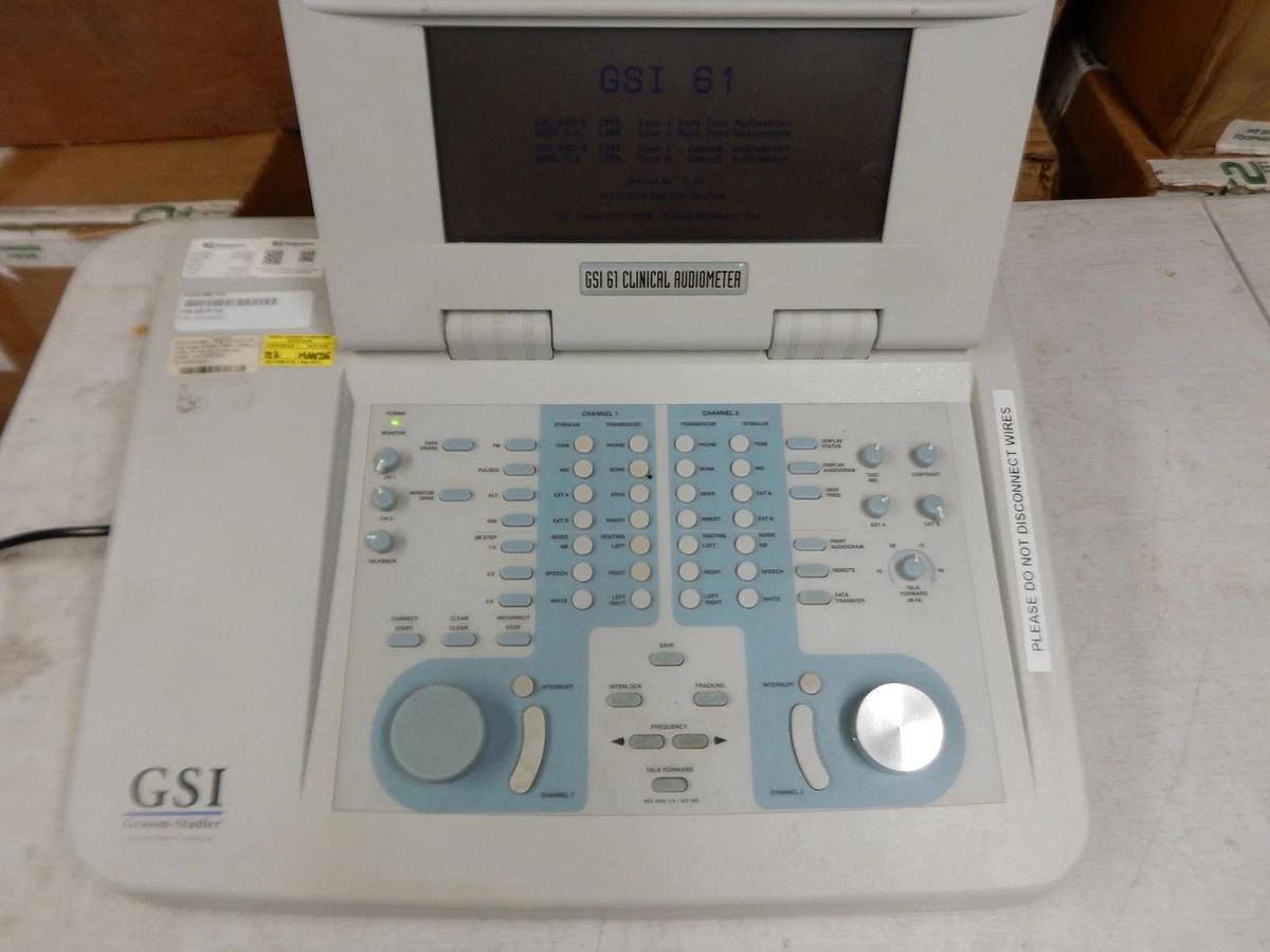 Used Grason Stadler GSI 61 Clinical Audiometer + Warranty