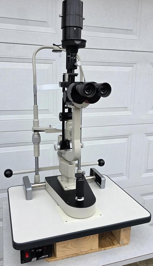Used Marco VG Slit Lamp with Tonometer, Table Base/Power Attachment - Parts, Repair