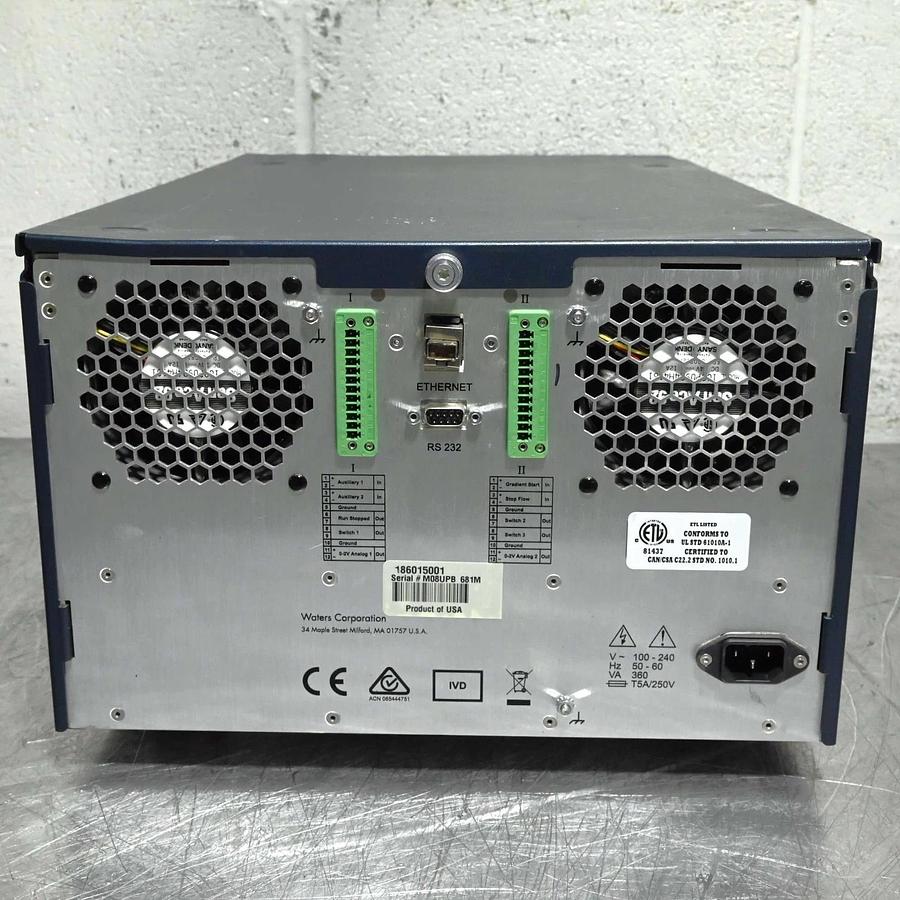 Used Waters Acquity Binary Solvent Manager 186015001 w/ Bottle Tray