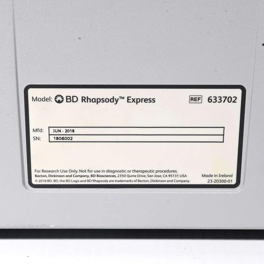 Used BD Rhapsody Express 633702 Single-Cell Analysis System + Warranty