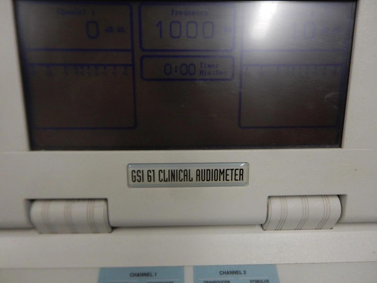 Used Grason Stadler GSI 61 Clinical Audiometer + Warranty