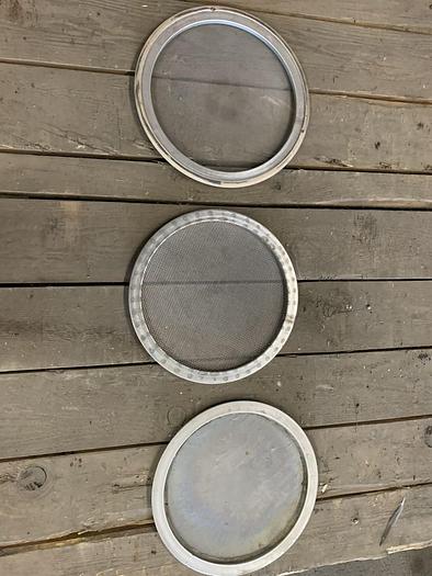 Used Screen, Sweco, 18", S/st, Midwestern, Screen Only (2) #S743363