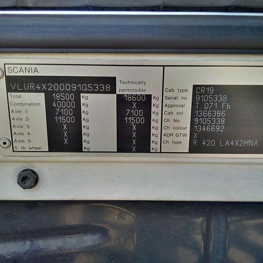 Usado 2005 SCANIA R 420 tractor unit