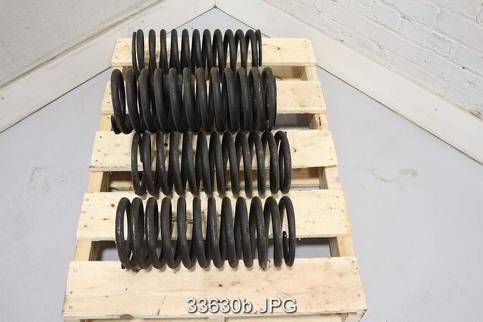 Used Black Clawson Wandel Vibrating Screen Spring Coils, Lot of 5 #33630