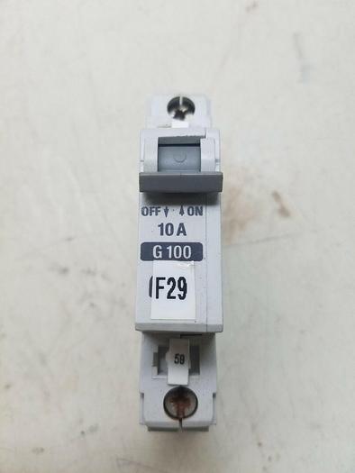 Used Allen Bradley 1492-CB1 G100 Circuit Breaker Single Pole Ser B