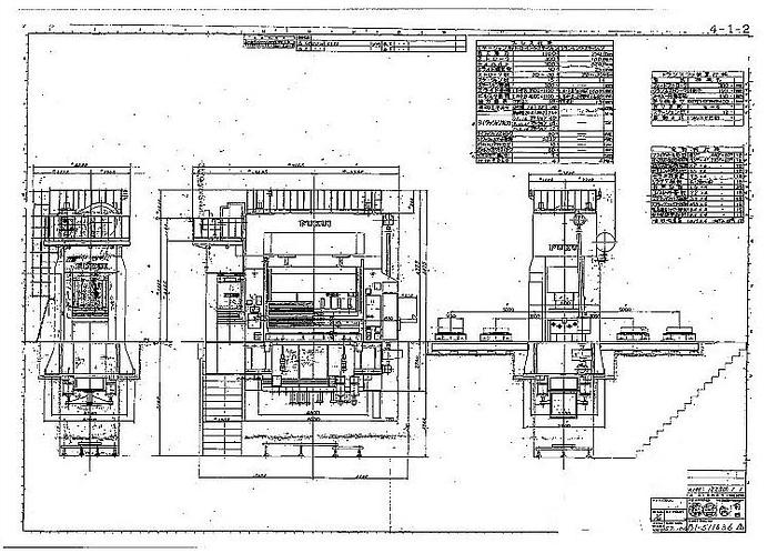 Used Press Sheet Stamping Mechanical MTE1100