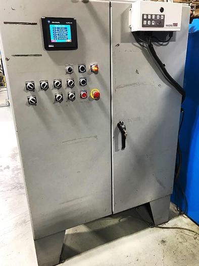 Used 76" WIDE CAMERON DUPLEX CANTILEVERED SLITTER REWINDER