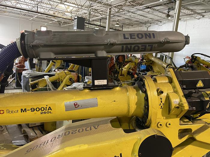 Used 2014 FANUC M900iA/260L 6 AXIS 260 kg X 3100 mm REACH ROBOT WITH R30iB CONTROLLER