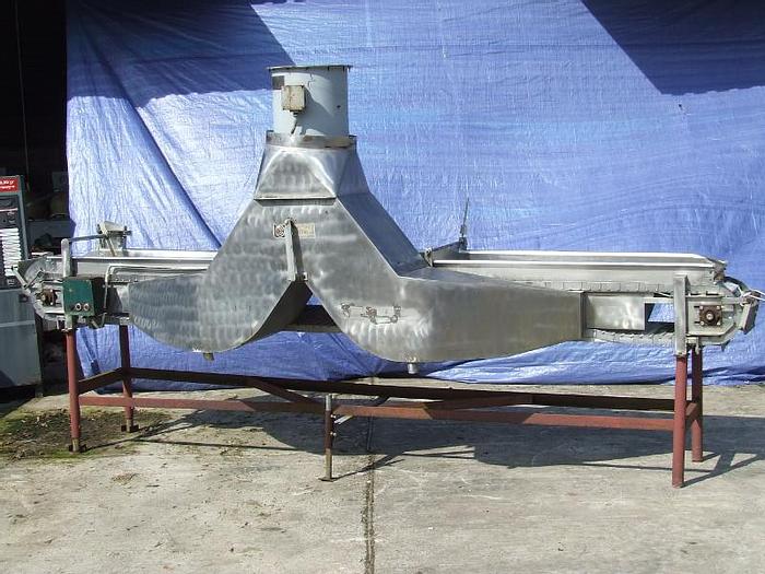 Used Przenośnik z nadmuchem powietrza na taśmę