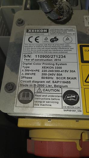 Used 2014 Xeikon 3300