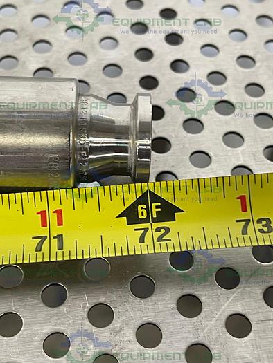 Used Sani Tech  STHT-W-0750 72" Silicone Hose w/ 3/4" Sanitary Fitting