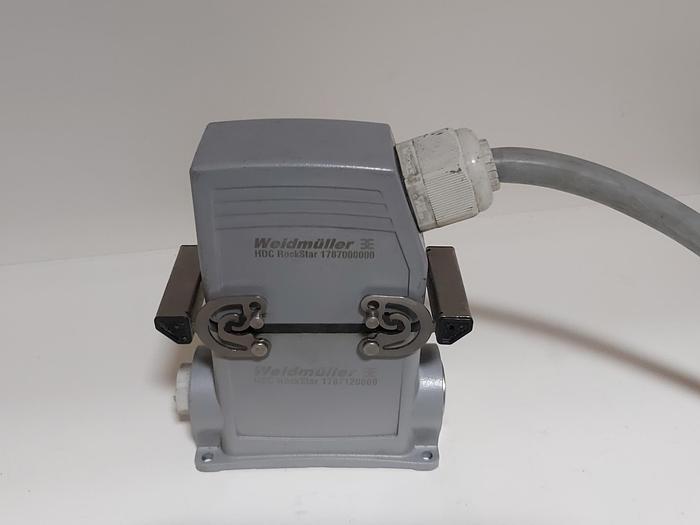 Gebraucht 8m Kabel mit 2 Industrie Steckverbinder, 16p, Weidmüller gebraucht