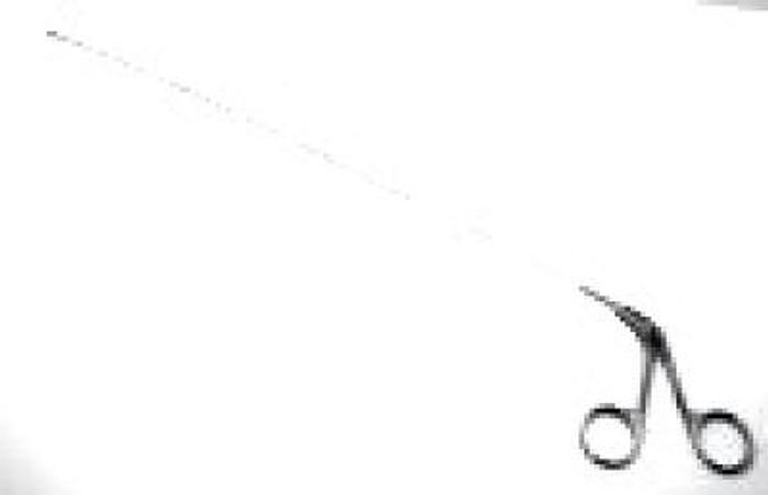 Used Scissor Endoscopy Laparoscopic Flexible 390mm Wisap 1185-S