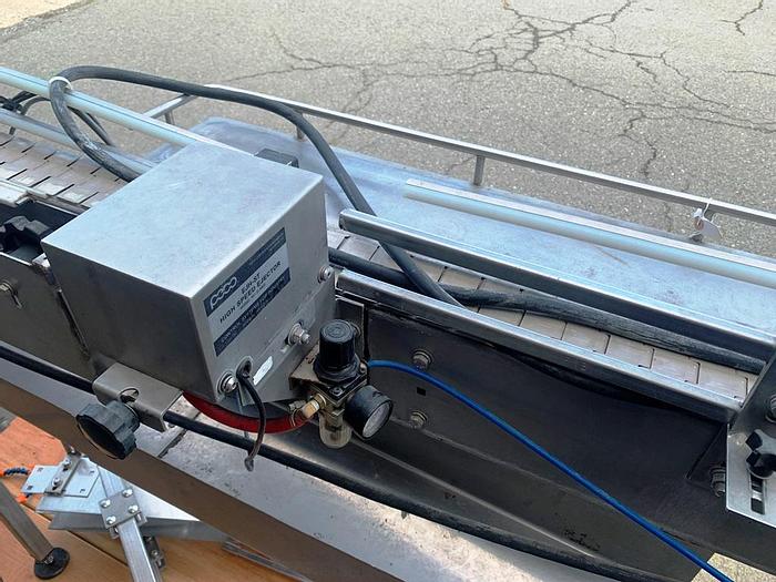 Used Conveyor, Belt, 3.25" X 16', S/st, 90 Deg Turn #S744441