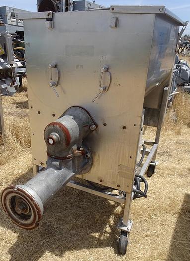 Used Mixer, Paddle, 15 CF, S/st, Dual Shaft, Meat, Grinder #S743053