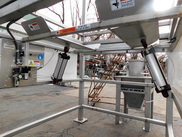 Used EXPERT PROCESS SUPER SACK UNLOADER – 3800# CAPACITY – ALL STAINLESS STEEL (#9762)