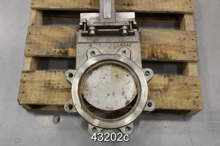 Used Dezurik 8" Air Operated Knife Gate Valve #43202