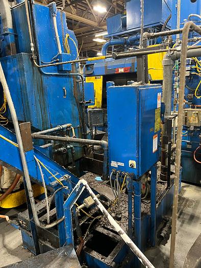 Used APEX 10 TON 30 INCH TABLE UP VERTICAL BROACHING MACHINE