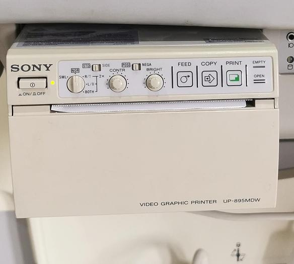 Gebraucht GE Logiq 7 Ultraschallgerät mit Sony Drucker UP-895MDW