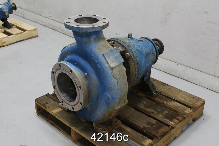 Used Goulds 3175 6x8x14 Pump, Stainless Steel Casing #42146