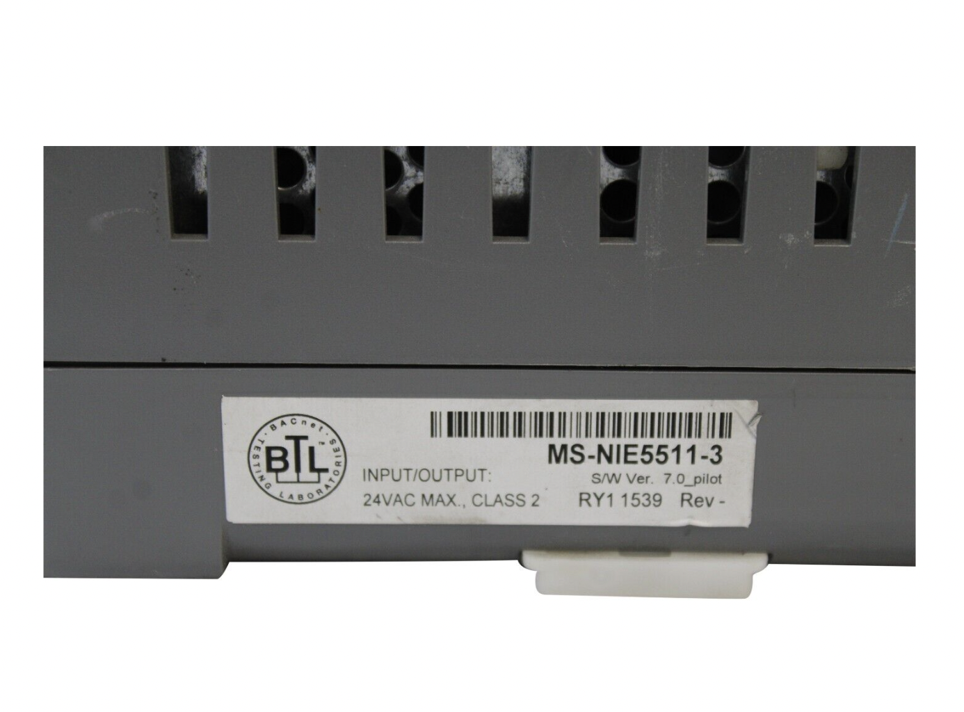 Used Johnson Controls METASYS MS-NIE5511-3 24 VAC CONTROLLER VER 7.0 CLASS 2 RY11539