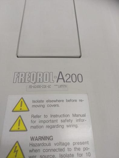 Frequenzumformer Freqrol A200 FR-240-E-22K-EC, Mitsubishi Electric, 22/30 KW, neuwertig