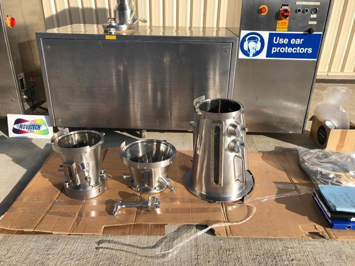 Used Glatt GCPG 3 5 Fluid Bed Dryer and Glatt VG25 Mixer Granulator processing suite
