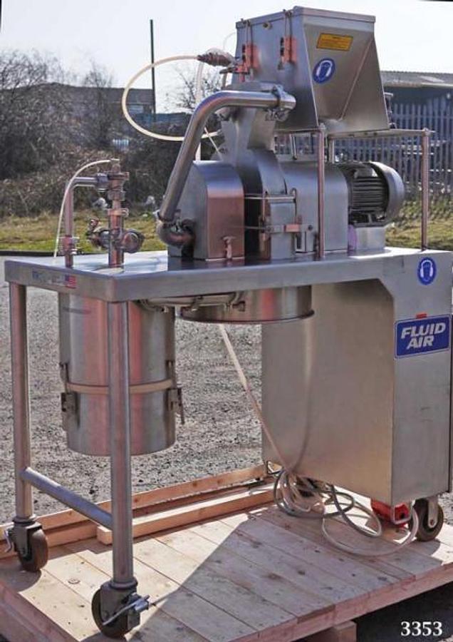 Used FLUID AIR type 003 micronising mill
