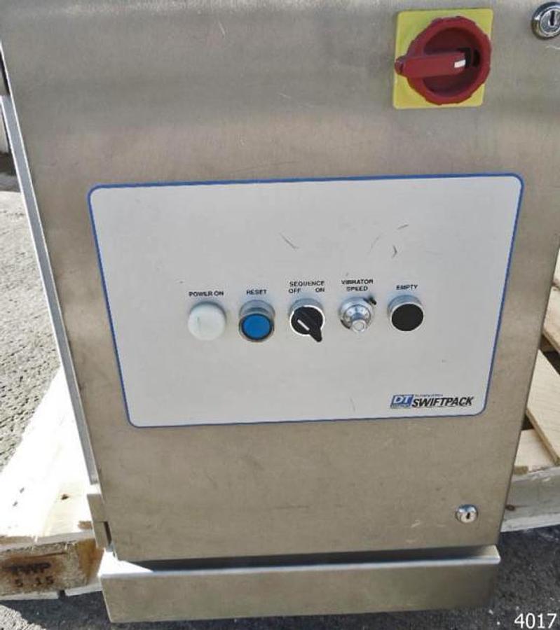 Used DT Industries Swiftlift Tablet and Capsule Elevator