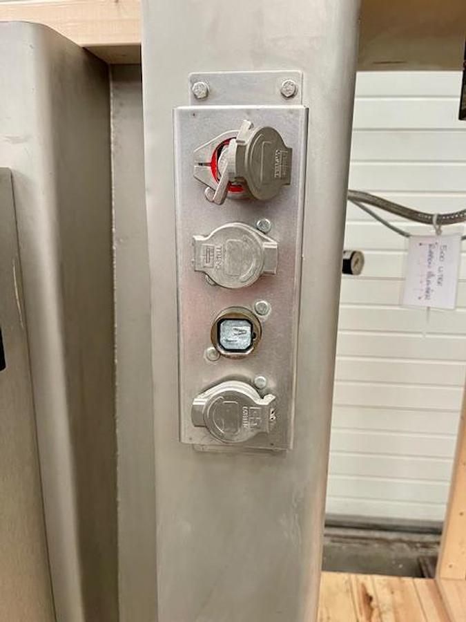 Used KEK Kemutec model 500HE ribbon blade mixer