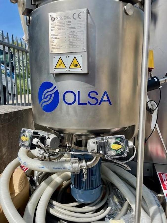 Used Olsa 190L OlsaMix process vessel, UNUSED