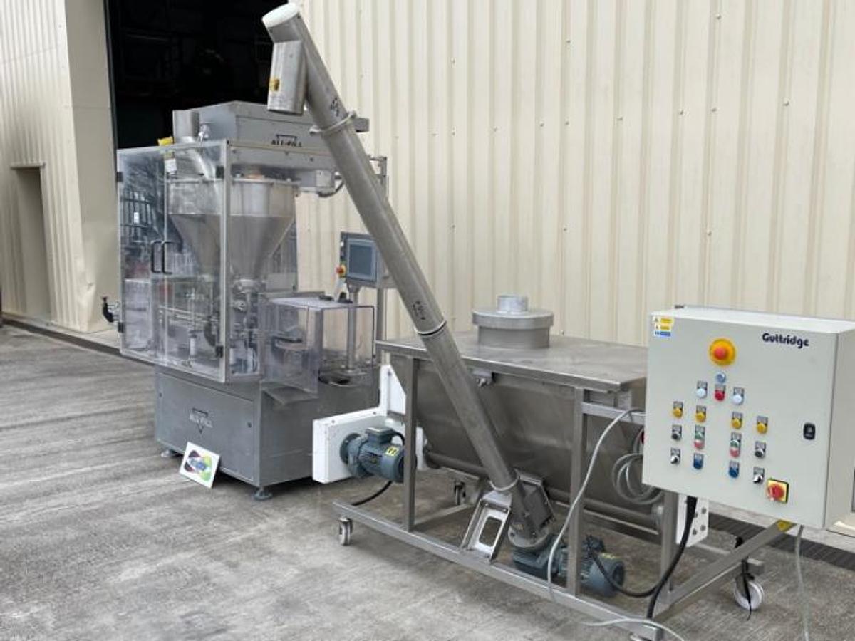 Used Allfill S10 Duplex 2 head Auger Filler