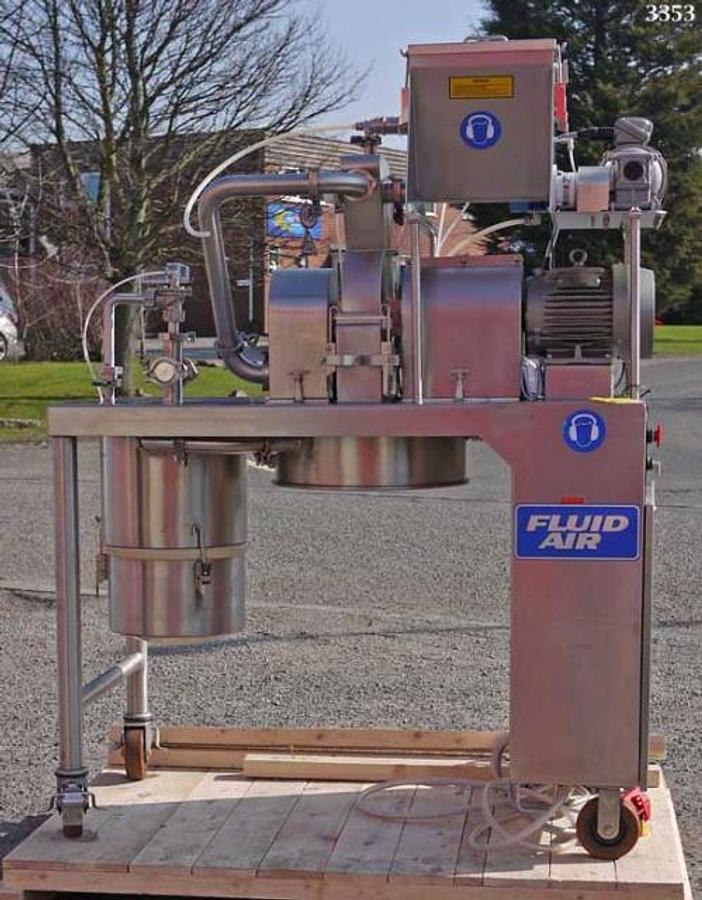 Used FLUID AIR type 003 micronising mill