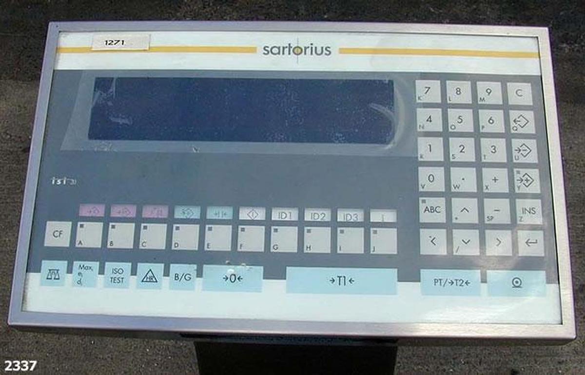Used Sartorius electronic platform scale