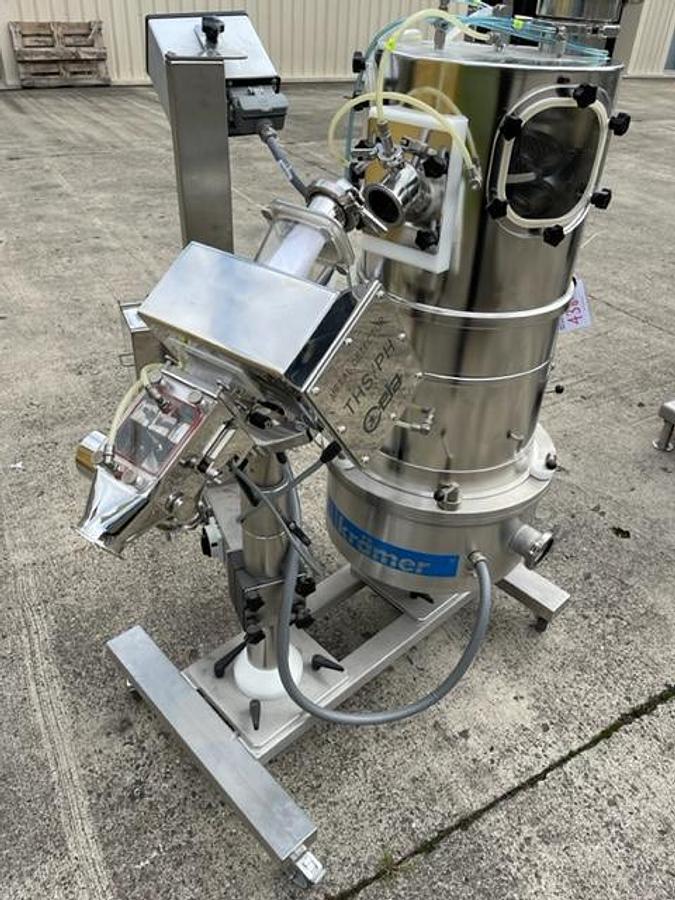 Used Ceia metal check combo with Kraemer C820 deduster